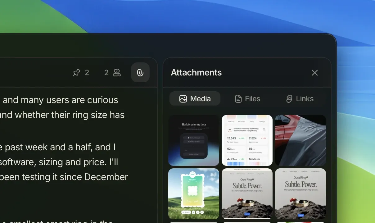 Every file, photo, and link, in one place - Clawbits v0.7.0